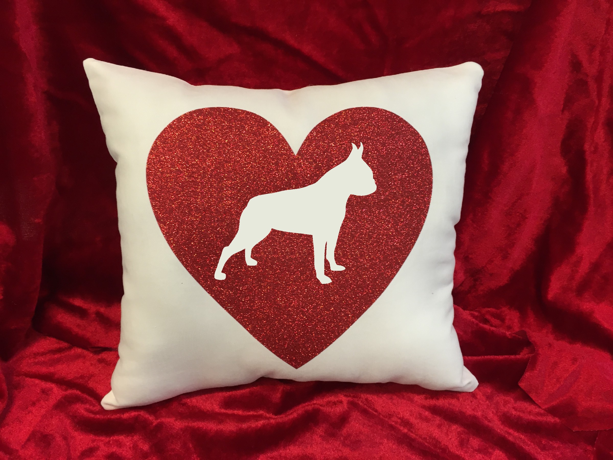 Dogs - Throw Pillow - Boston Terrier